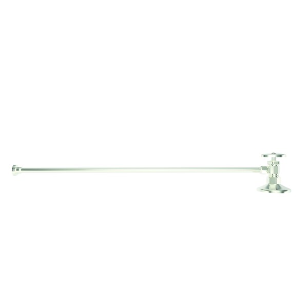 Toilet Supply Kit, 1/2" Compression in Polished Nickel